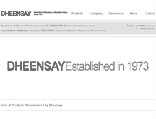 Tablet Screenshot of dheensay.com